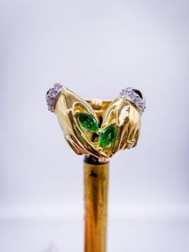 Pılantalı Zümrüt El Yüzük