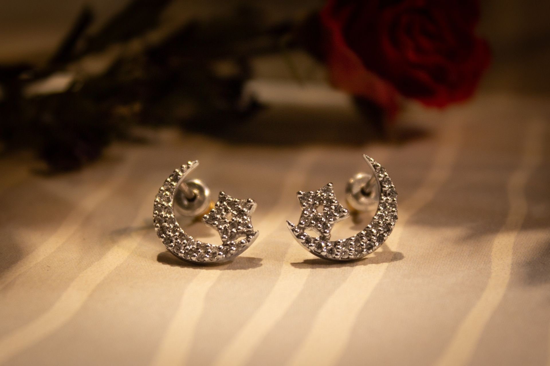 Moon Pırlanta Küpe