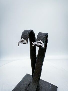 Dolphin Pırlantalı Küpe