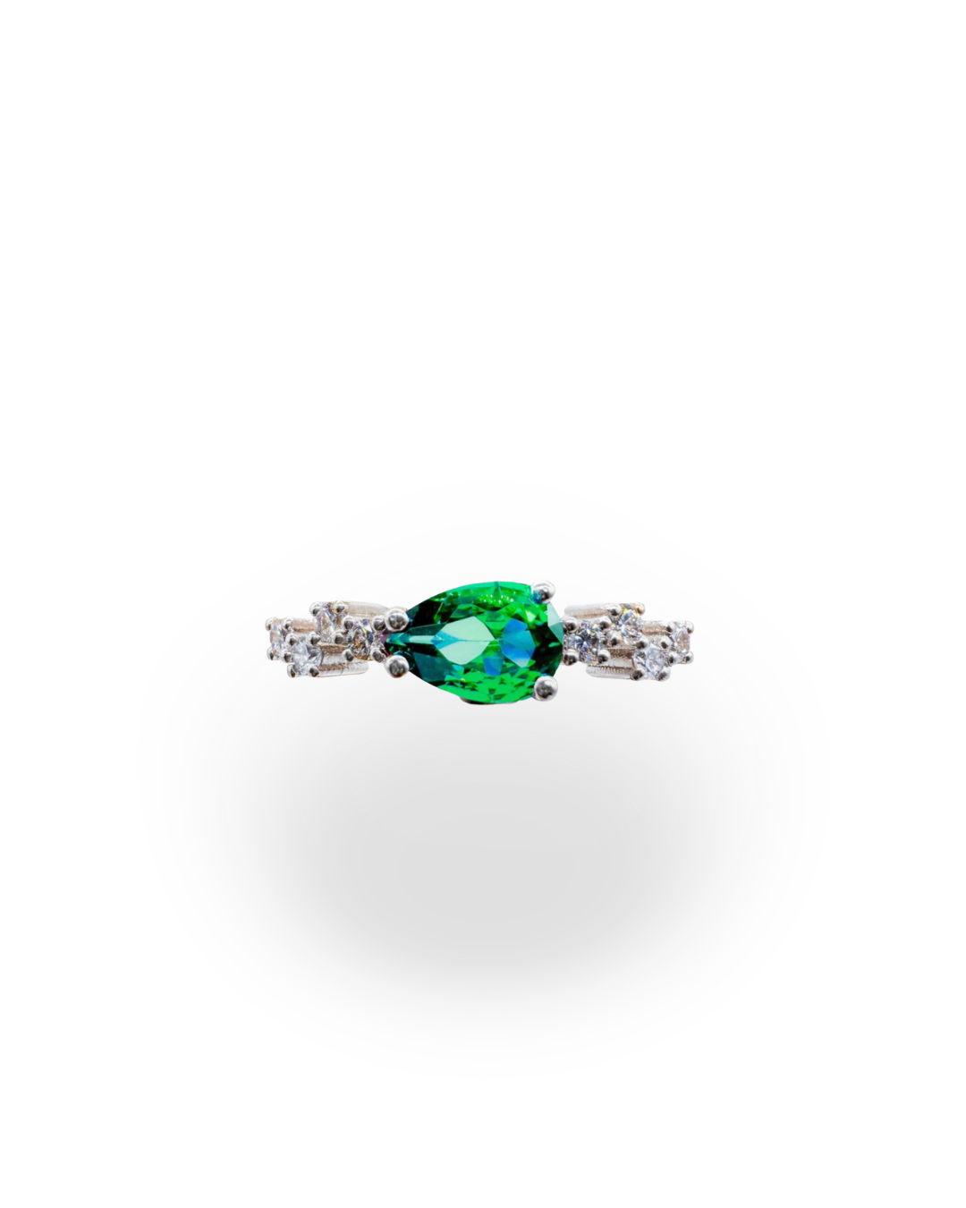 Pırlantalı Zümrüt Yüzük