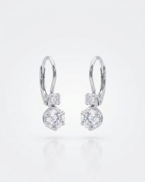 1.25ct Pırlantalı Küpe