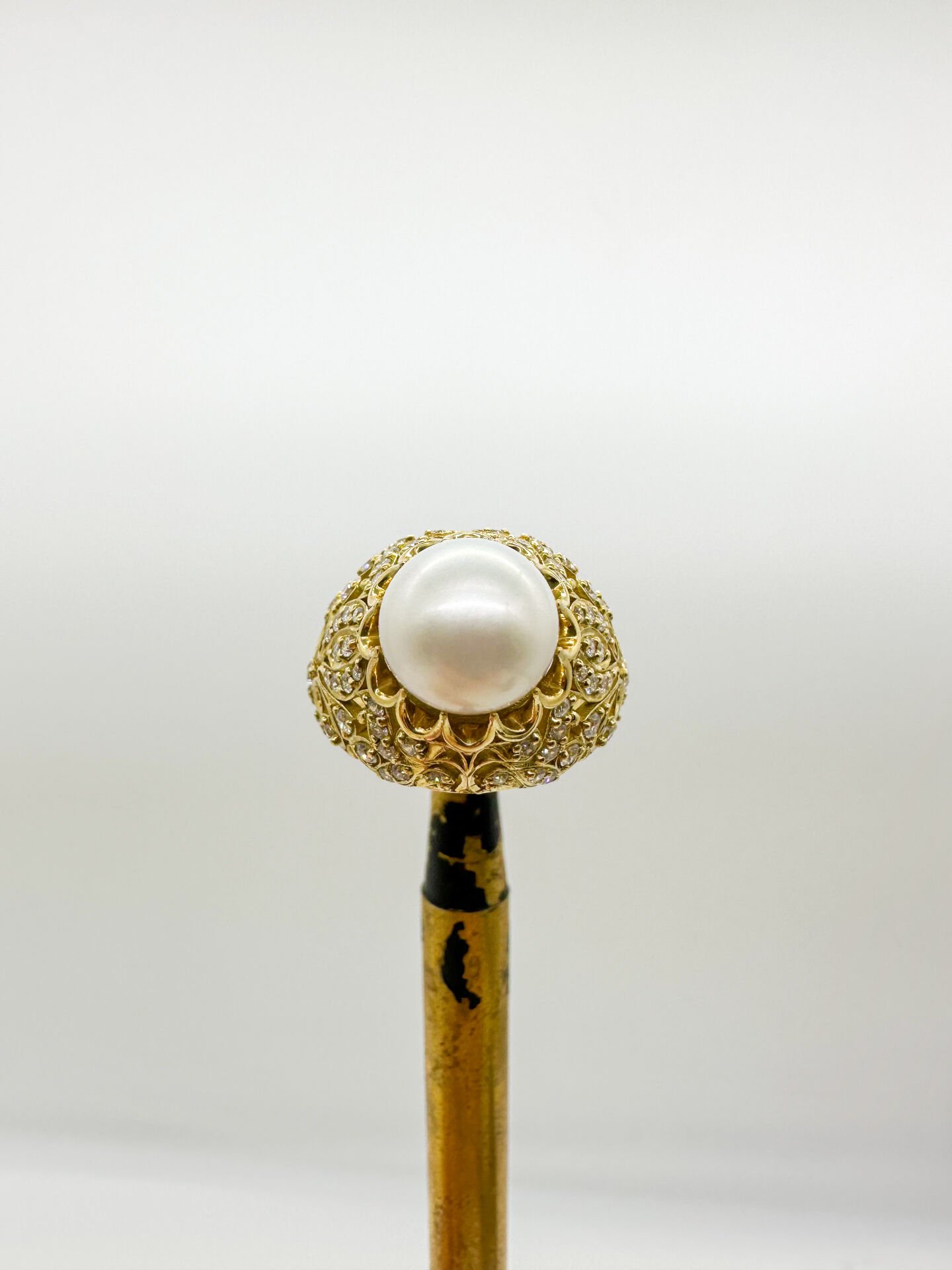 İnci ve Pırlantalı Yüzük