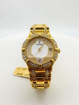 Concord Pırlantalı Altın Kol Saati