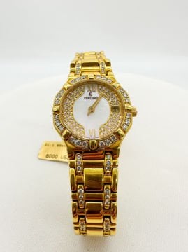 Concord Pırlantalı Altın Kol Saati