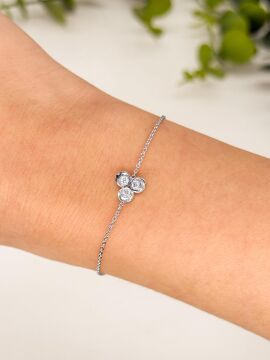 White Leaf Pırlanta Bileklik