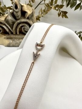 Tulip Pırlantalı Bileklik