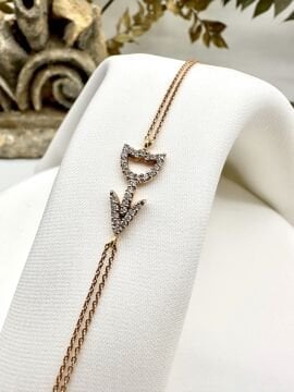 Tulip Pırlantalı Bileklik