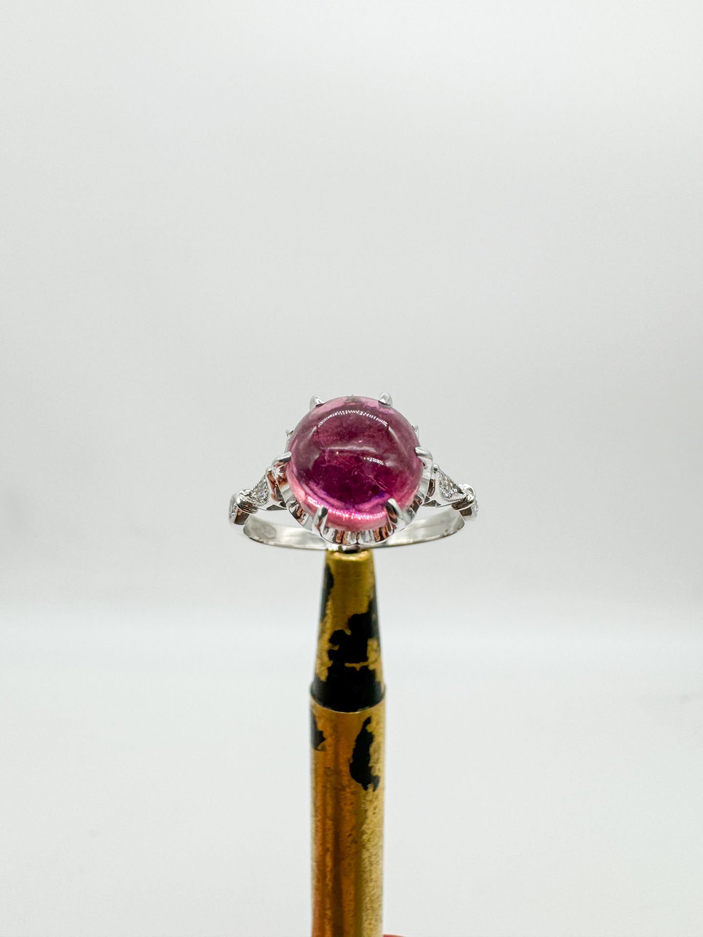 Turmalin ve Pırlantalı Yüzük