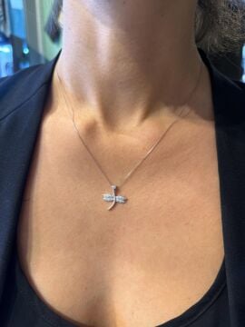 Dragonfly Pırlantalı Kolye
