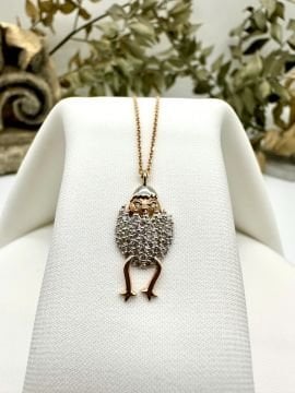 Chick Pırlantalı Kolye