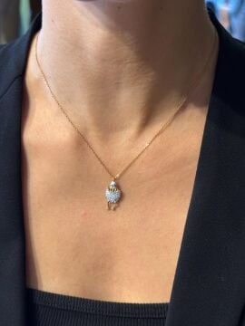 Chick Pırlantalı Kolye