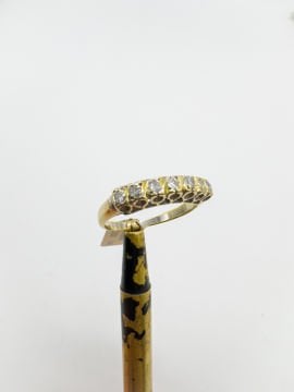 0.35ct Pırlanta Yeditaş Yüzük