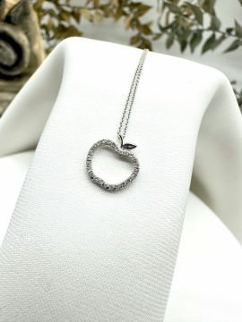 Apple Pırlanta Kolye