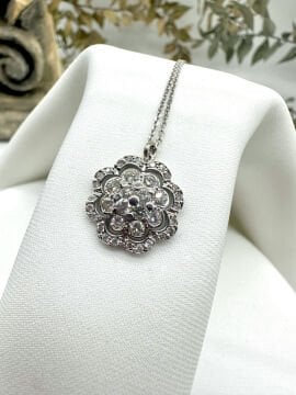 Floral Pırlanta Kolye