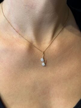 Sunglasses Pırlanta Kolye