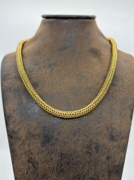 Vintage Altın Zincir Kolye