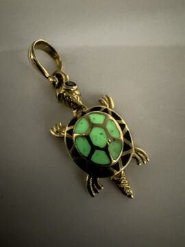 Kaplumbağa Kolye Ucu