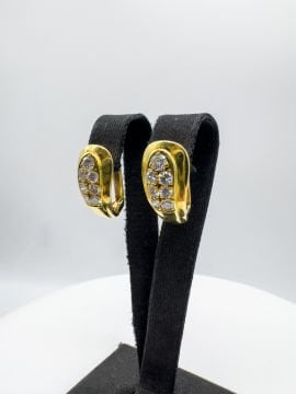 Vintage Pırlanta Küpe