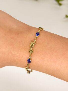 Dolphin Safir Bileklik