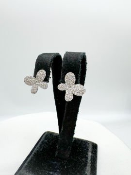 Kelebek Pırlanta Küpe