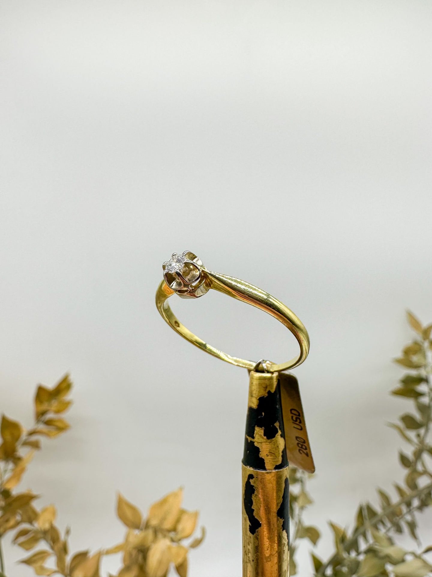 0.08ct Pırlanta Tektaş Yüzük