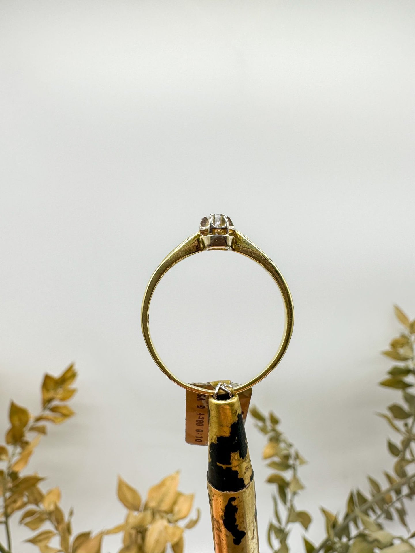 0.08ct Pırlanta Tektaş Yüzük