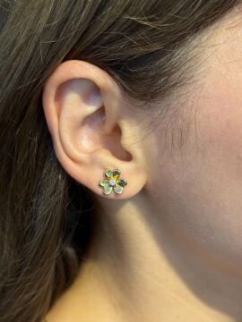 Blume Pırlantalı Küpe