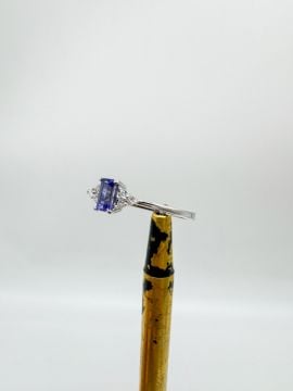 Pırlantalı Ametist Yüzük