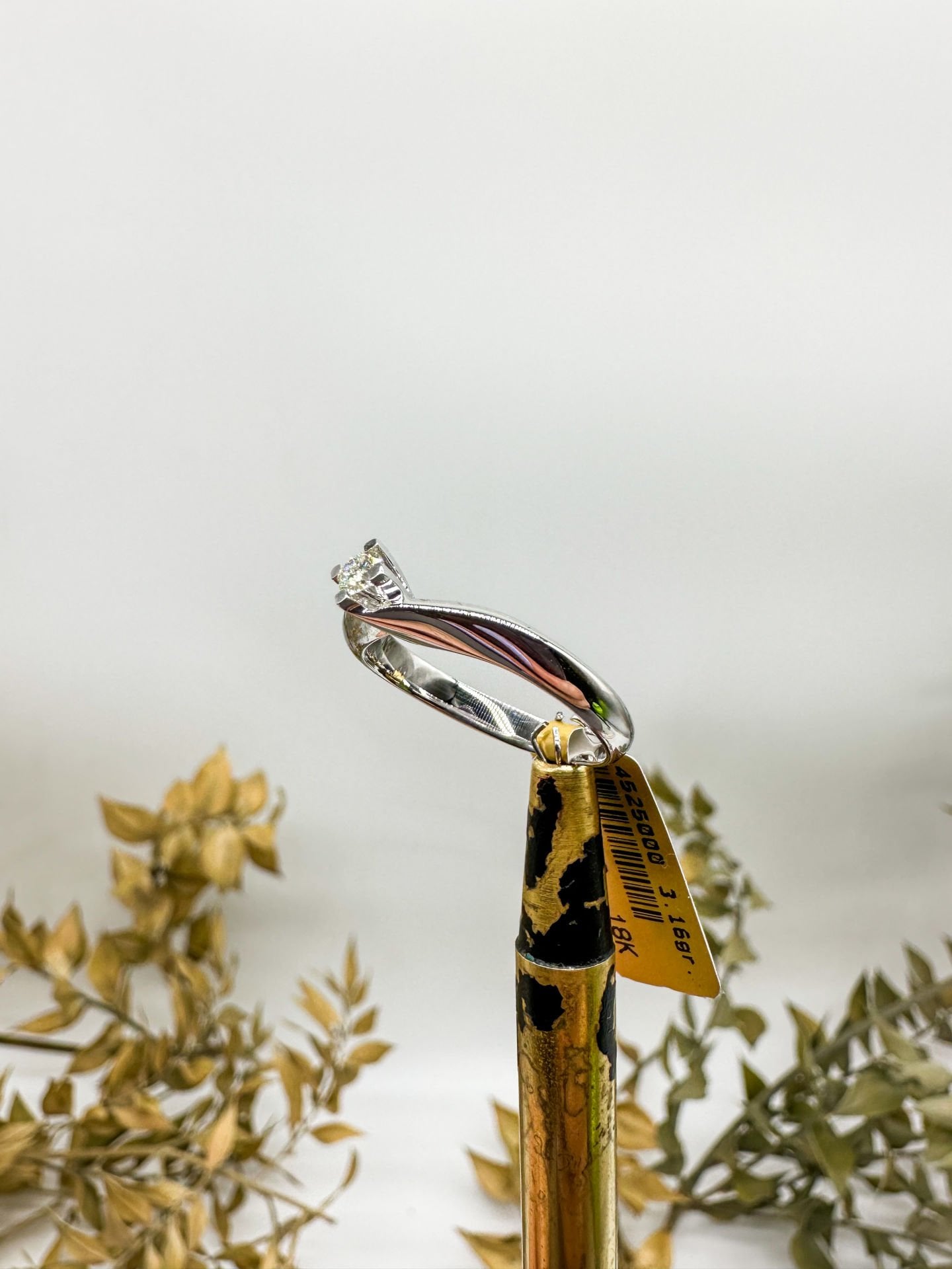 0.09 ct Pırlanta Tektaş Yüzük