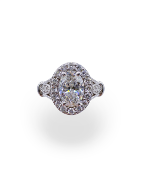 Oval Pırlanta Yüzük