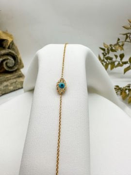 Pırlanta ve Nazar Boncuklu Bileklik