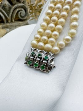 Zümrütlü İnci Tatum Bileklik