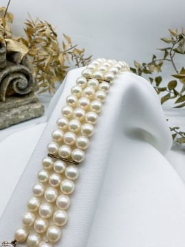 Yadira Pırlantalı İnci Bileklik