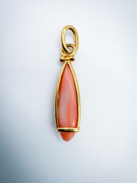 Pembe Opal Kolye Ucu