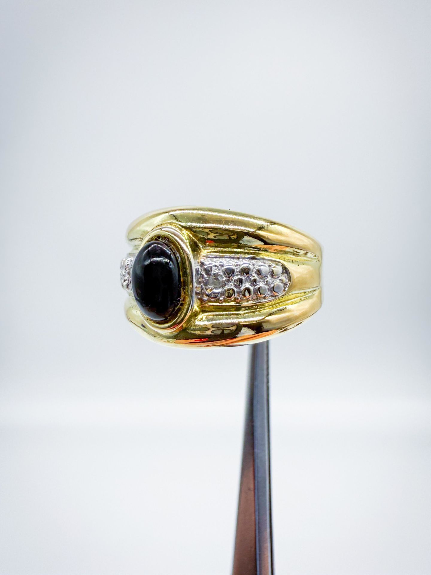 Pırlantalı Oniks Yüzük