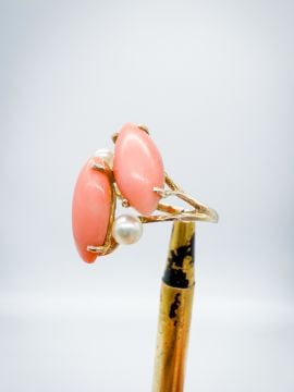 İncili Mercan Yüzük