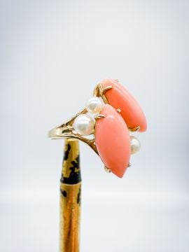 İncili Mercan Yüzük