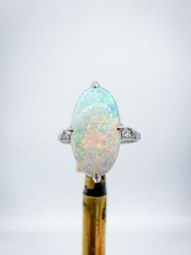 Pırlantalı Opal Yüzük