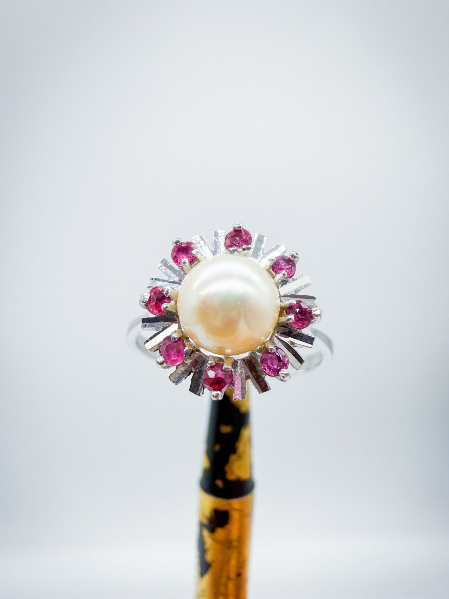 Yakutlu İnci Yüzük