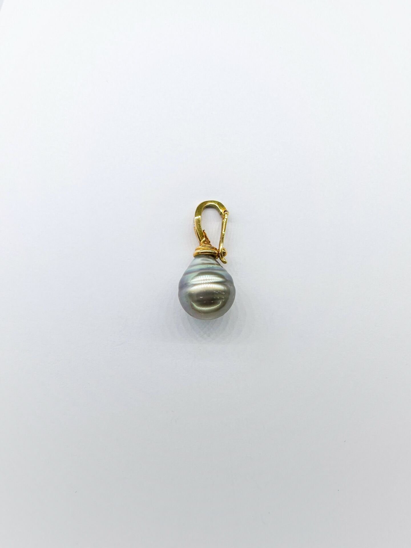 İnci ve Pırlantalı Kolye Ucu