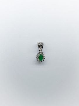 Zümrütlü Kolye Ucu
