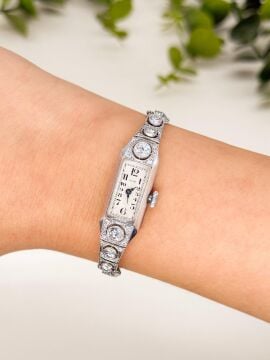 Delcona Pırlantalı Altın Kol Saat