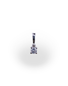 0.07ct Pırlanta Tektaş Kolye Ucu