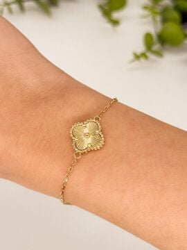 Altın Yonca Bileklik