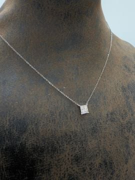 Invisible Pırlanta Kolye