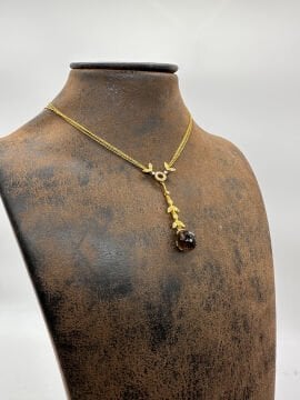 Smoky Topaz Kolye