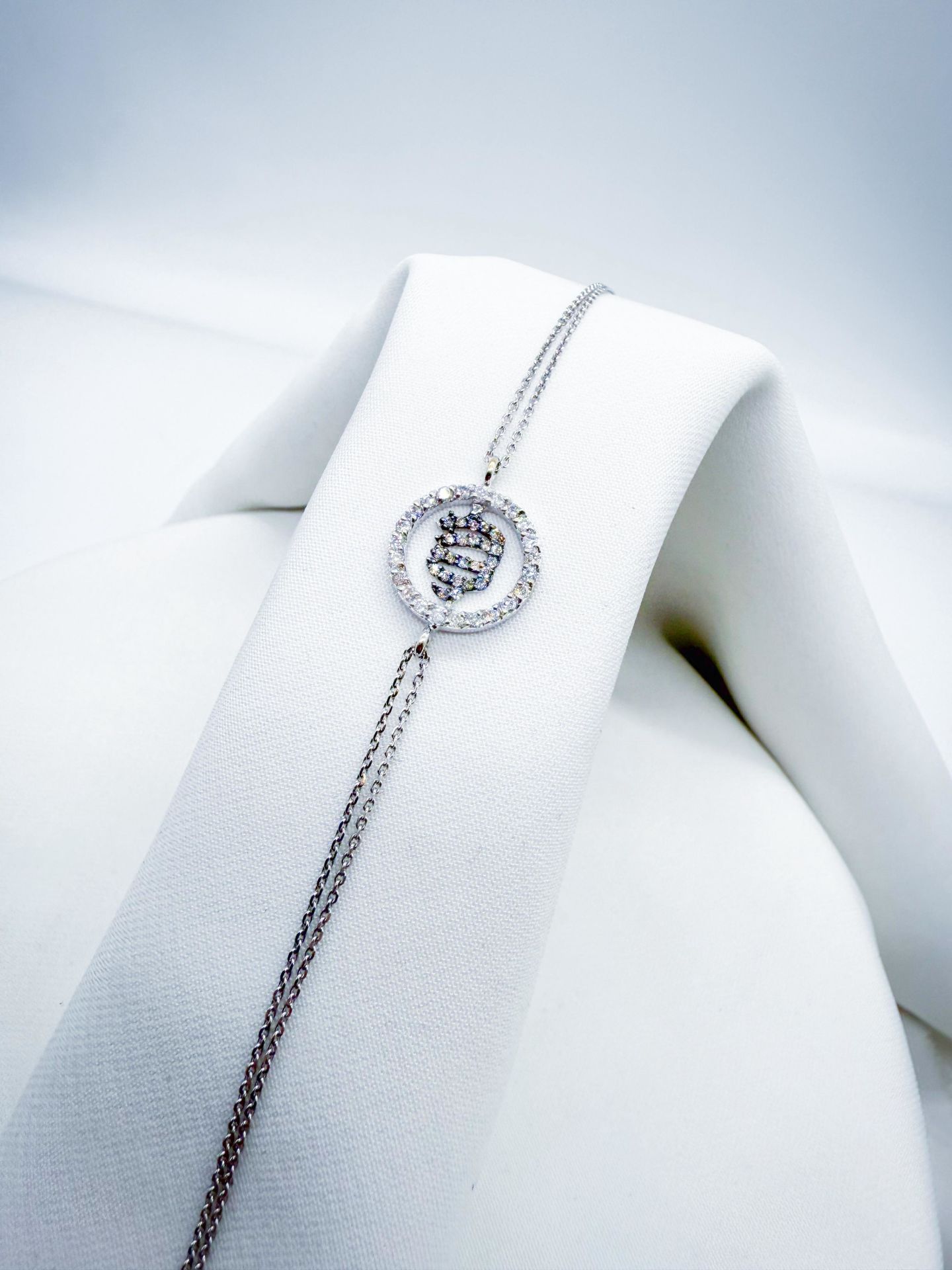 Pırlantalı Allah Bileklik