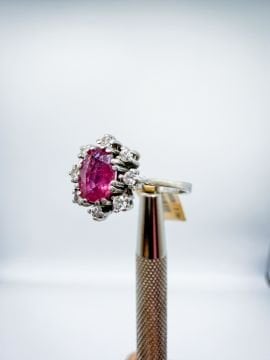 Pırlantalı Yakut Yüzük