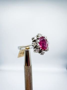 Pırlantalı Yakut Yüzük