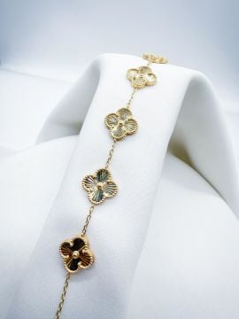 Altın Yonca Bileklik